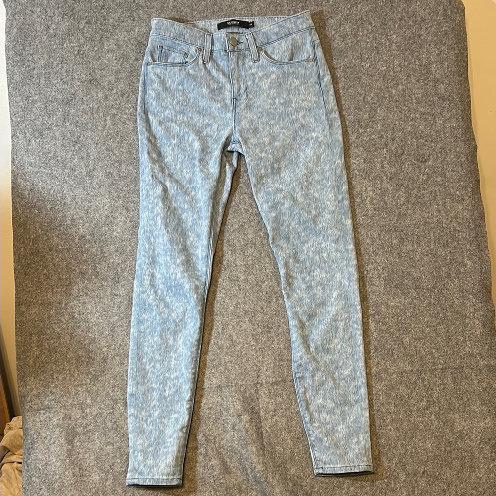 Hudson Los Angeles Blue Nico Super Skinny Denim Size 25 Women’s Pockets …